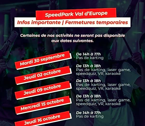 SpeedPark Val d'Europe